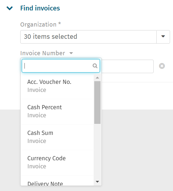 Find Invoices Basware Customer Support